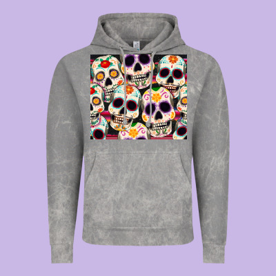 Cinco De Mayo Skull Vintage Hoodie Designed By Cowgirlartshop
