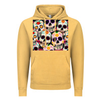 Vintage Mustard cinco de mayo skull Vintage Hoodie - CowGirlArtShop