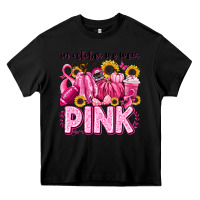 In October We Wear Pink Football Heavy Core Tee | Teevron