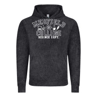 Vintage Black Medfield College Science Dept. Vintage Hoodie - minhPixels