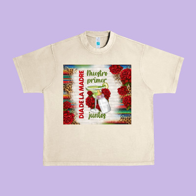 Nuestro Primer Dia De La Madre Juntos Urban Heavy Tee Designed By Tumblerdesignbyshophia
