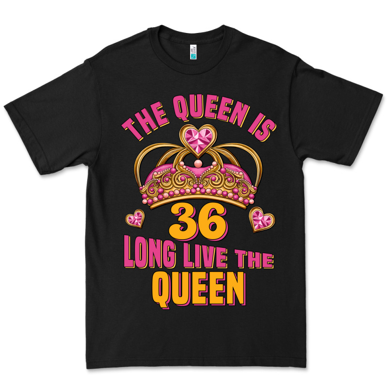 The Queen Is 36 Long Live The Queen Premium Tee by Jasminsmagicworld | Teevron