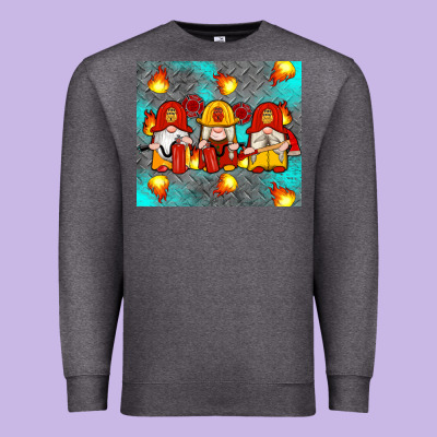 Firefighter Gnomes Premium Sweatshirt Designed By Artiststas