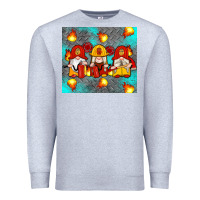 Heather Grey firefighter gnomes Premium Sweatshirt - Artiststas