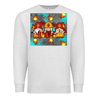 Oatmeal Heather firefighter gnomes Premium Sweatshirt - Artiststas