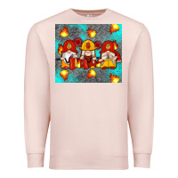 Pale Pink firefighter gnomes Premium Sweatshirt - Artiststas