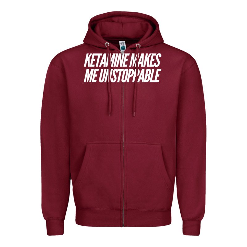 Ketamine  With Saying  Drugs Khole Dose Gift Idea Zipper Hoodie by minhPixels | Teevron