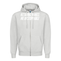 Dove Grey Ketamine  with Saying  Drugs Khole Dose Gift Idea Zipper Hoodie - minhPixels