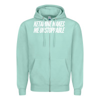 Seafoam Ketamine  with Saying  Drugs Khole Dose Gift Idea Zipper Hoodie - minhPixels