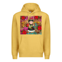 Antique Gold Mexican girl Premium Hoodie - RanaPortraitStore