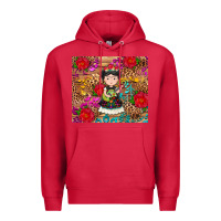 Cardinal Mexican girl Premium Hoodie - RanaPortraitStore