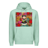 Seafoam Mexican girl Premium Hoodie - RanaPortraitStore