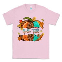 Bubblegum Pink pumpkin hello fall Classic Tee - NancyCooperArtShop