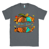 Charcoal Heather pumpkin hello fall Classic Tee - NancyCooperArtShop