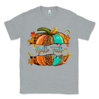 Heather Grey pumpkin hello fall Classic Tee - NancyCooperArtShop