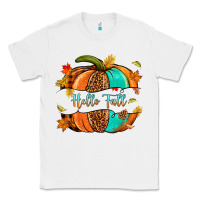 White pumpkin hello fall Classic Tee - NancyCooperArtShop