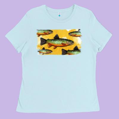 Colorado Greenback Cutthroat Trout Fish Ladies Tee Designed By Bettercallsaul