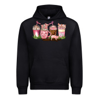 Black pig coffee cups Urban Hoodie - AdoDesignShop