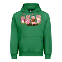 Emerald pig coffee cups Urban Hoodie - AdoDesignShop