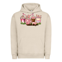 Pigment French Oak pig coffee cups Urban Hoodie - AdoDesignShop