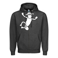 Charcoal Heather shaun the sheep Zipper Hoodie - minhPixels