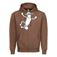 Chestnut shaun the sheep Zipper Hoodie - minhPixels