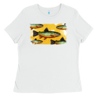 White Colorado Greenback Cutthroat Trout Fish Ladies Tee - Bettercallsaul