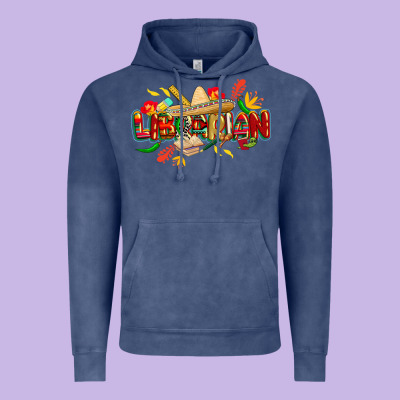 Cinco De Mayo Librarian Vintage Hoodie Designed By Cowgirlartshop