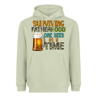 Matcha surviving fatherhood one beer at a  time Heavyweight Hoodie - Artiststas
