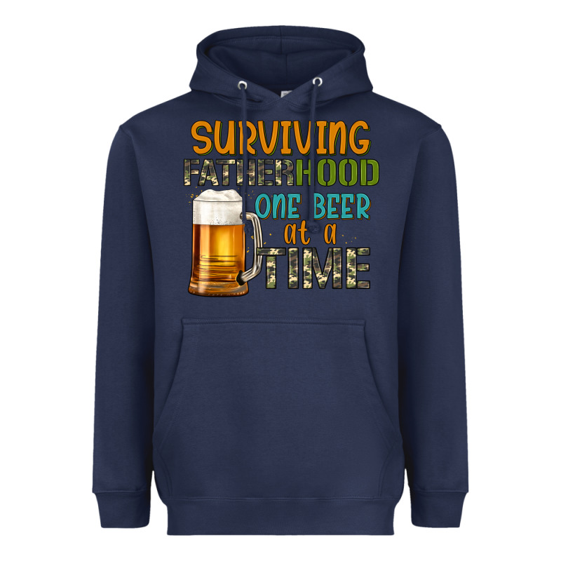 Surviving Fatherhood One Beer At A  Time Heavyweight Hoodie by Artiststas | Teevron