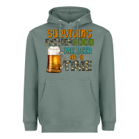 Sage surviving fatherhood one beer at a  time Heavyweight Hoodie - Artiststas