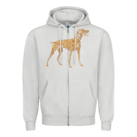Dove Grey Vizsla Dog Owner Funny Gift I Love My Vizsla Dog Vizsla Zipper Hoodie - minhPixels