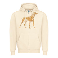 Sandshell Vizsla Dog Owner Funny Gift I Love My Vizsla Dog Vizsla Zipper Hoodie - minhPixels