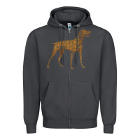 Smoke Vizsla Dog Owner Funny Gift I Love My Vizsla Dog Vizsla Zipper Hoodie - minhPixels