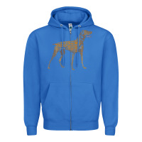 True Royal Vizsla Dog Owner Funny Gift I Love My Vizsla Dog Vizsla Zipper Hoodie - minhPixels