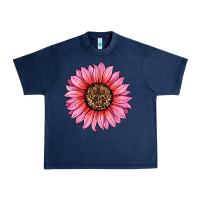 Navy valentines day sunflower Urban Heavy Tee - RanaPortraitStore