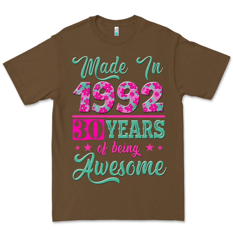 Made In 1992, 30 Years Of Being Awesome Premium Tee by Jasminsmagicworld | Teevron