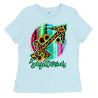 Baby Blue Sagittarrius Sign of Zodiac Ladies Tee - Bettercallsaul