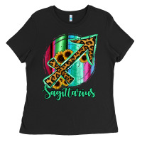 Black Sagittarrius Sign of Zodiac Ladies Tee - Bettercallsaul