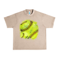 French Oak Softball background Urban Heavy Tee - HowdyJamesFarm