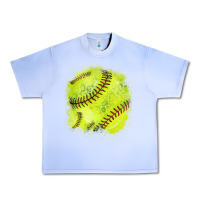 Grape Ice Softball background Urban Heavy Tee - HowdyJamesFarm