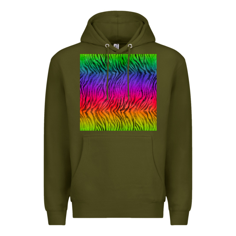 Colorful Tiger Seamless Pattern Premium Hoodie by BundleAndBundleShop | Teevron