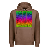 Chestnut colorful tiger seamless pattern Premium Hoodie - BundleAndBundleShop
