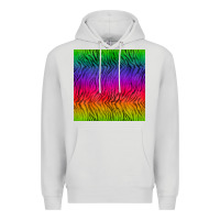 Dove Grey colorful tiger seamless pattern Premium Hoodie - BundleAndBundleShop