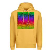 Mustard colorful tiger seamless pattern Premium Hoodie - BundleAndBundleShop