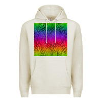 Oatmeal Heather colorful tiger seamless pattern Premium Hoodie - BundleAndBundleShop