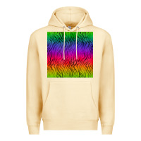 Pina Colada colorful tiger seamless pattern Premium Hoodie - BundleAndBundleShop