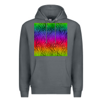 Rock colorful tiger seamless pattern Premium Hoodie - BundleAndBundleShop