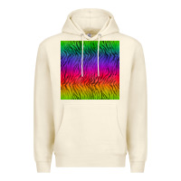 Sandshell colorful tiger seamless pattern Premium Hoodie - BundleAndBundleShop