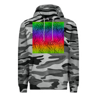 Slate Camo colorful tiger seamless pattern Premium Hoodie - BundleAndBundleShop